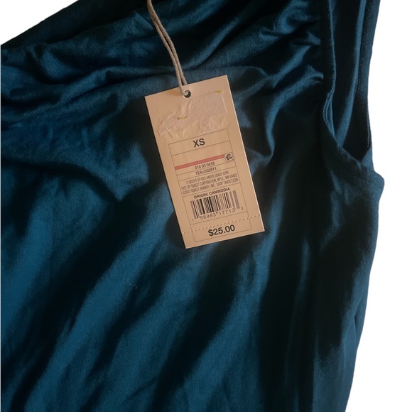 A New Day Women’s ruched knit, mini dress Teal Size XS - Picture 4 of 4